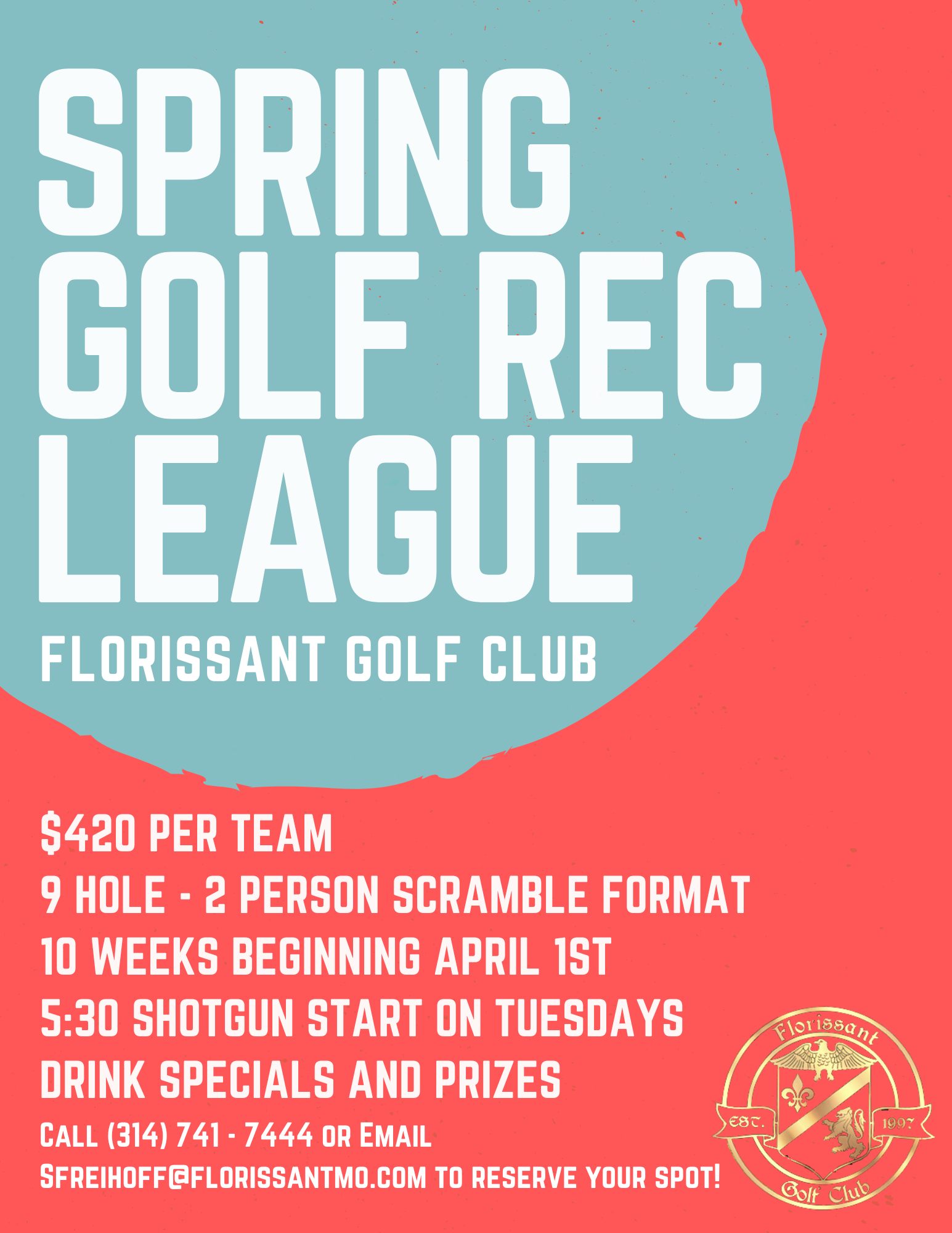 SPRING SCRAMBLE LEAGUE