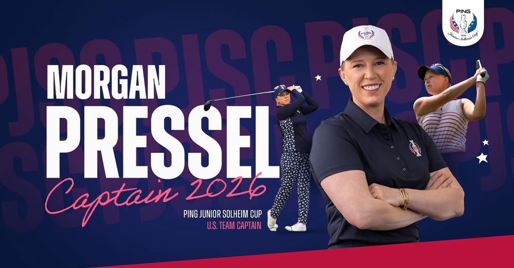 Morgan Pressel named 2026 U.S. Junior Solheim Cup Team Captain